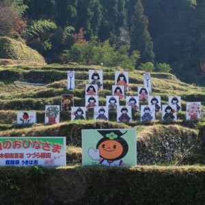 棚田のおひなさま